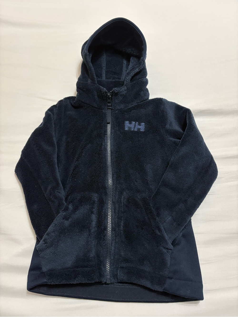 HELLY HANSEN Treasure Midlayer Hooded Fleece Jacket in Navy Kids 5